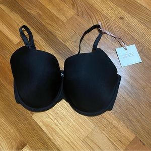 NWT/ PANACHE 36E black bra